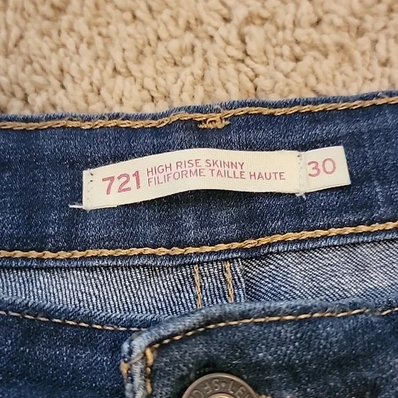 721 Levi's - High Rise skinny - Picture 2 of 3